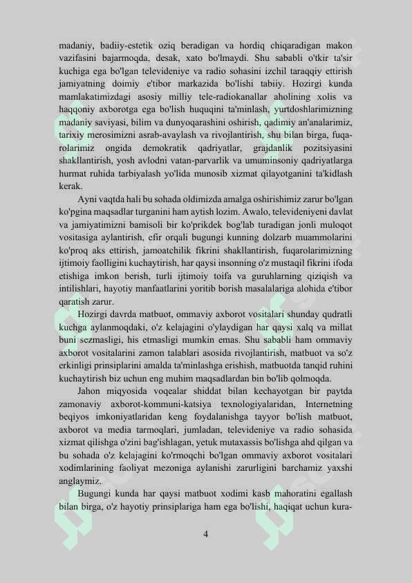 Inson qalbiga yo‘l tarbiyadan boshlanadi 4