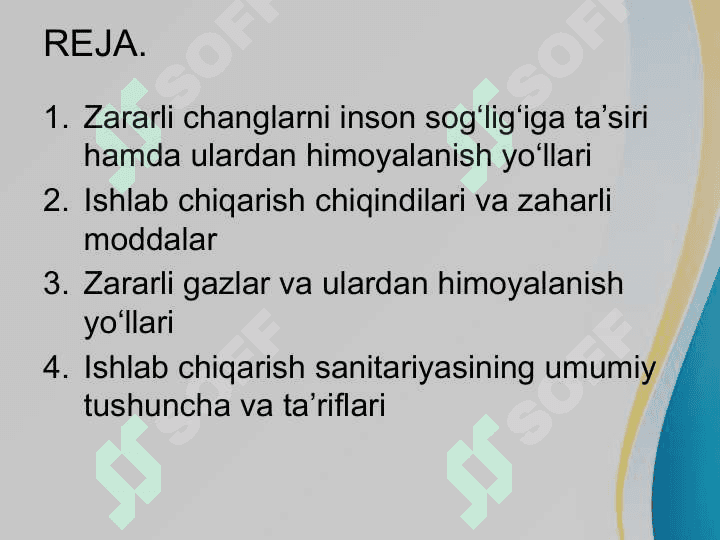 Ishlab chiqarish binolarini isitish va shamollatish. Binolarda ishchi o’rinlarini yuritish 2