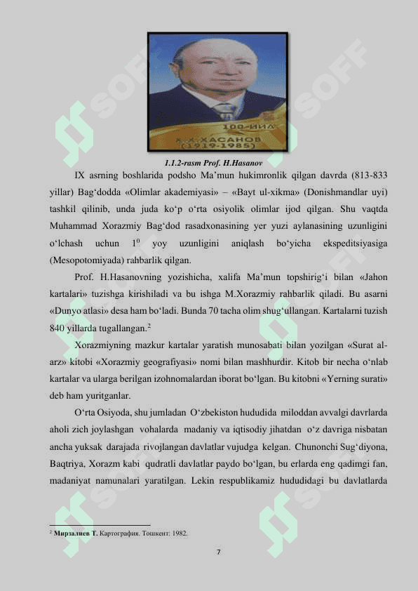O‘RTA OSIYODA ATLAS KARTOGRAFIYASINING RIVOJLANISHI 7