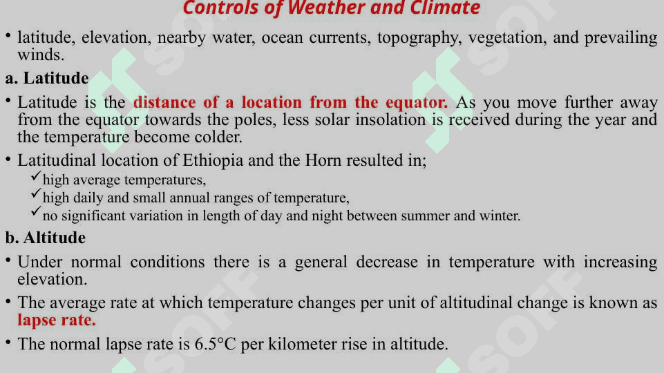 CHAPTER FIVETHE CLIMATE OF ETHIOPIA AND THE HORN 2