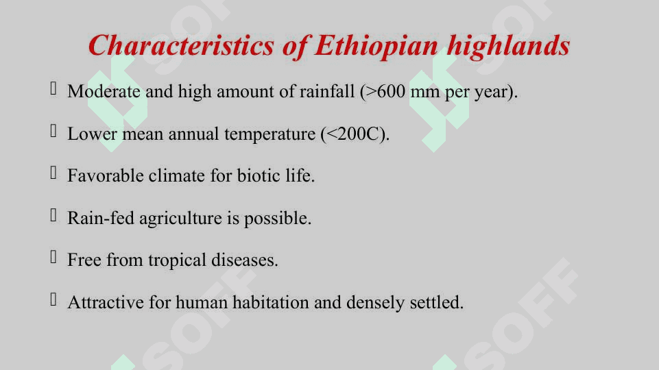 CHAPTER THREE THE TOPOGRAPHY OF ETHIOPIA AND THE HORN 2