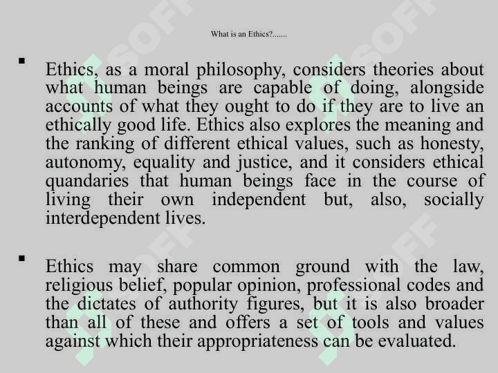 Understanding Civics and Ethics, Ethics and Law 6