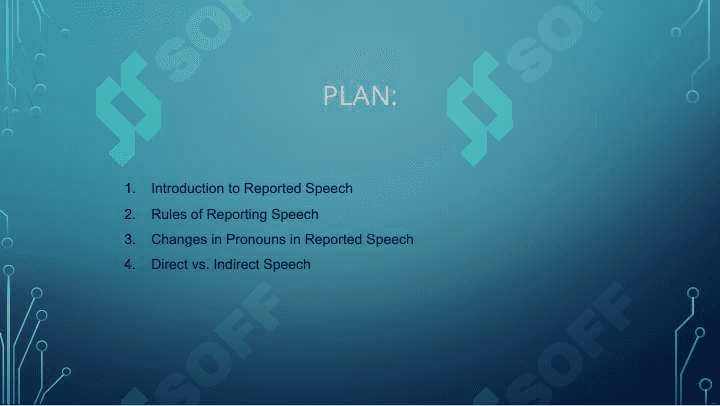 Reported speech 2