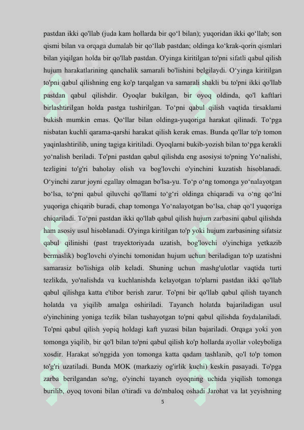 VOLEYBOL O’YINIDA REFLEKS VA TEZKOR QAROR QABUL QILISH 5