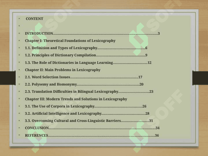 Some of the Main Problems of Lexicography 2