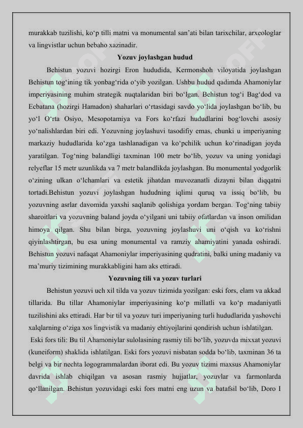 Behistun yozuvi tarixiy manba sifatida 25 3