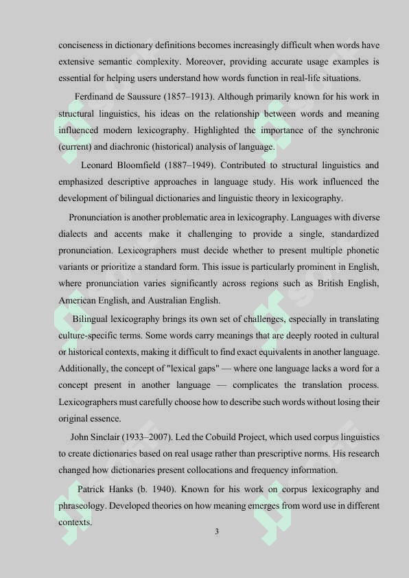 Some of the Main Problems of Lexicography 3