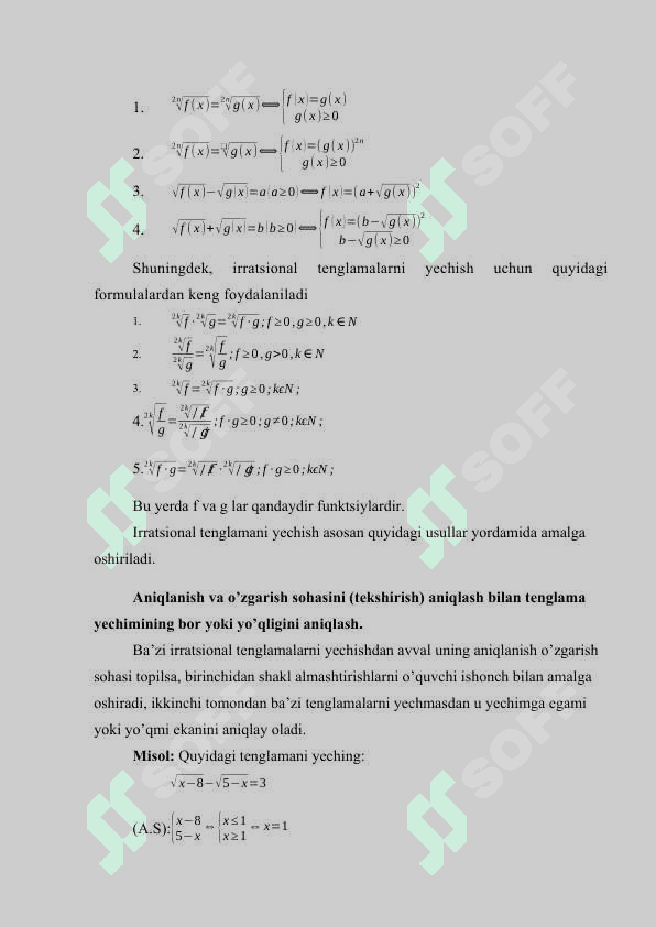 Irratsional tenglamalarni oʻqitish metodikasi 6