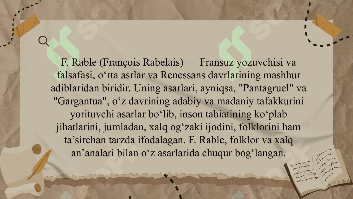F.Rable va folklor munosabati masalasi 2