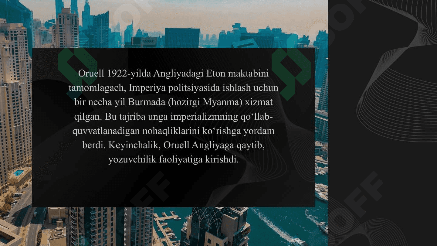 Jorj Oruelning Molxona asari tahlili 3
