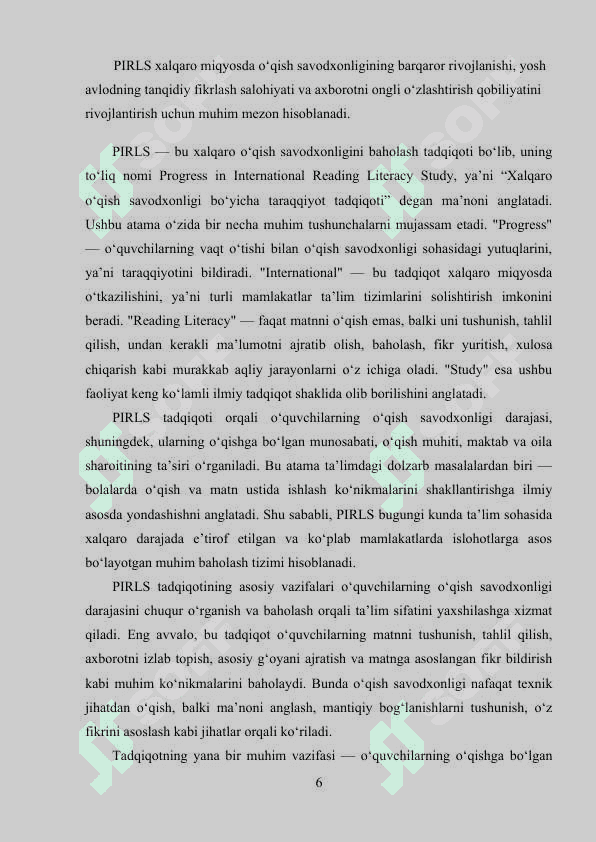 2-SINF O‘QISH SAVODXONLIGI DARSLIGIDAGI “HUNAR-ZAR, KASB-GAVHAR” BO‘LIMINI O‘RGANISH BO‘YICHA PIRLS TOPSHIRIQLARI 6