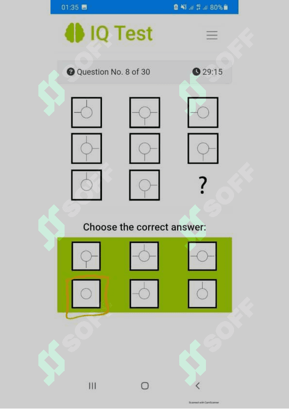 Argos IQ testi javoblari 8