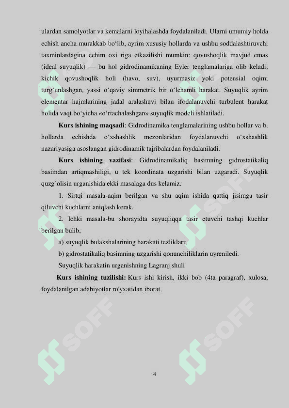 GIDRODINAMIKA HODISALARI 4