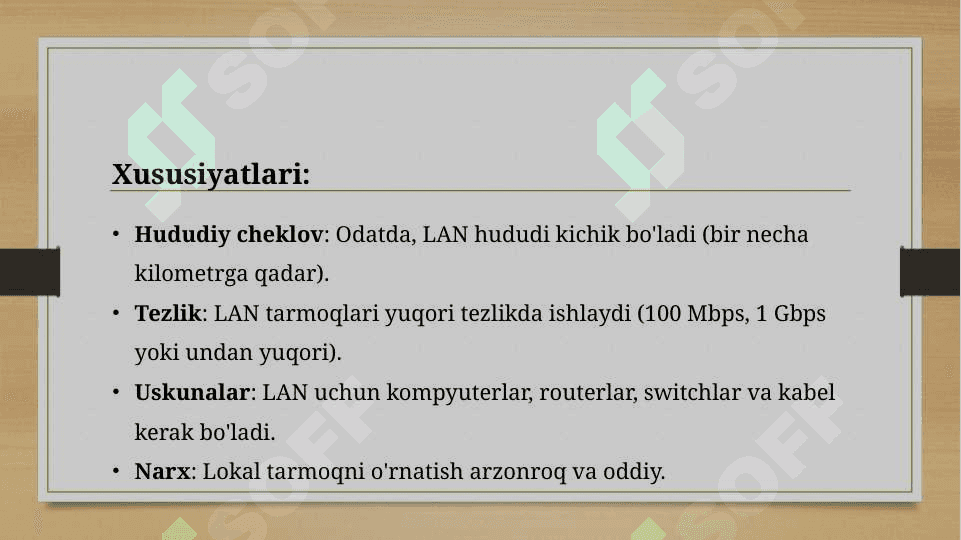 Lokal va Global tarmoqlar 4