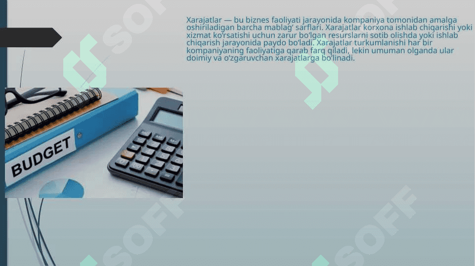 Boshqaruv hisobida xarajatlar hisobini yuritish 3