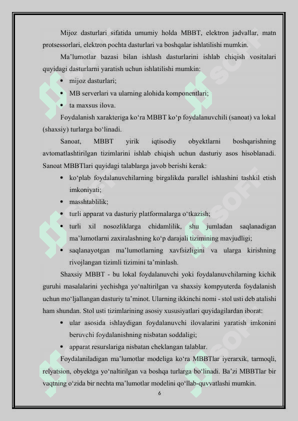 Relatsion ma’lumotlar bazasi 5