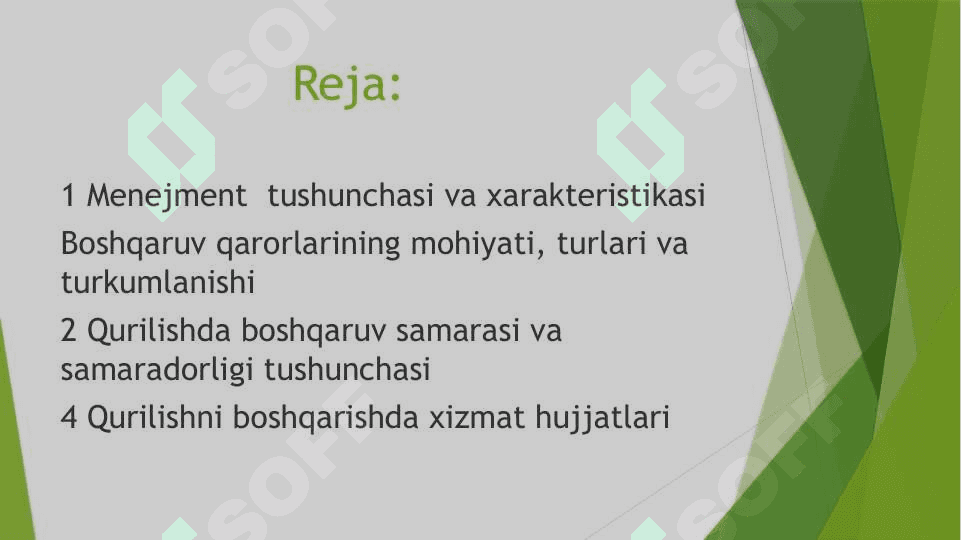 Menejmentda qaror qabul qilish 2