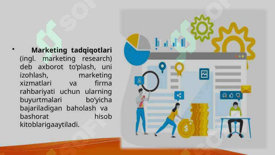 Marketing tadqiqotlarini tashkil etish 3