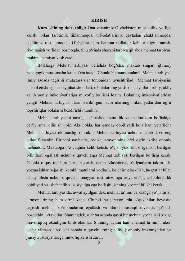 SHAXS TARBIYASIDA MEHNAT TARBIYASINING O'RNI 3