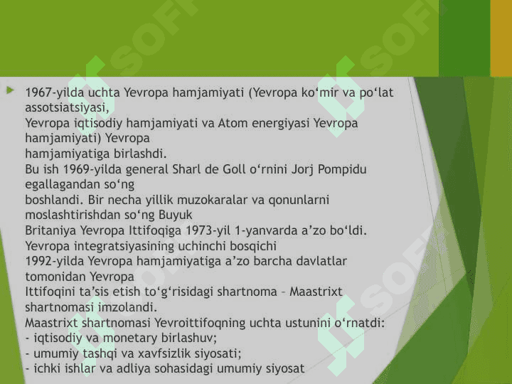 Yevropa Ittifoqidagi integratsiya jarayonlari istiqbollari. Qochoqlar masalasining keskinlashuvi 6