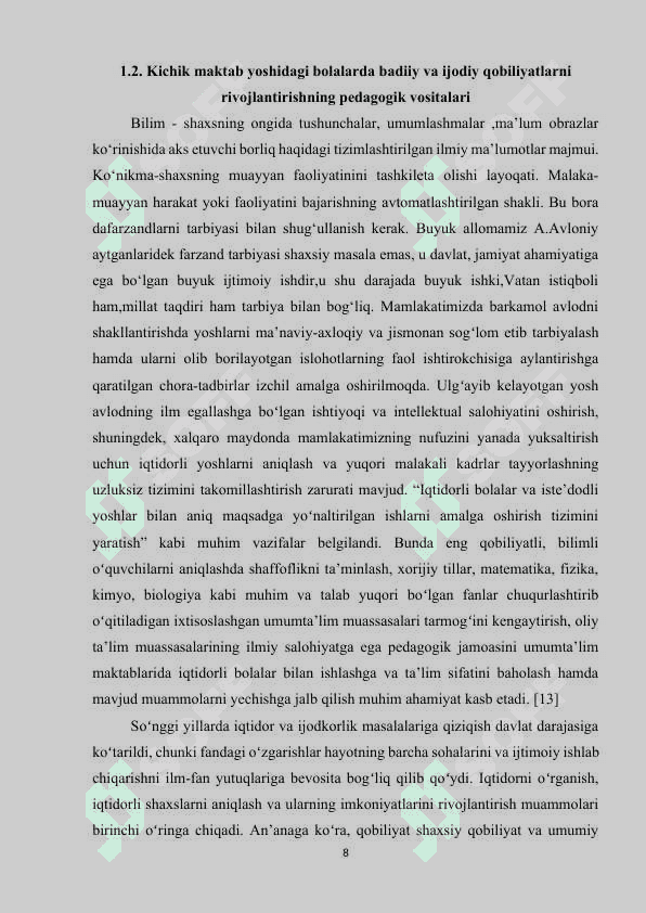 BOLALARNING QOBILIYATI VA ISTEDODLARINI RO'YOBGA CHIQARISHDA MAKTABNING RO'LI.docx 7