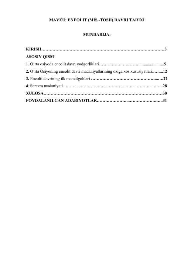 ENEOLIT MIS -TOSH DAVRI TARIXI.docx