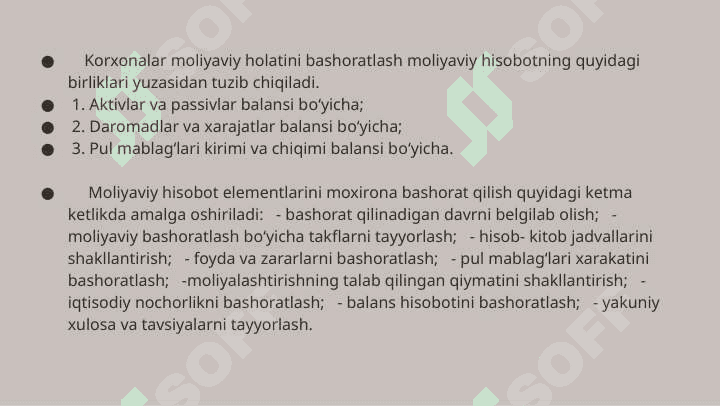 Moliyaviy hisobot elementlarini bashoratlash 4