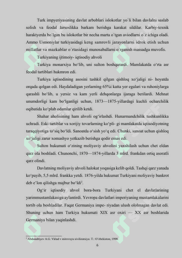 XIX ASR OXIRI XX ASR BOSHLARIDA TURKIYADAGI IJTIMOIY IQTISODIY VA SIYOSIY JARAYONLAR.docx 5