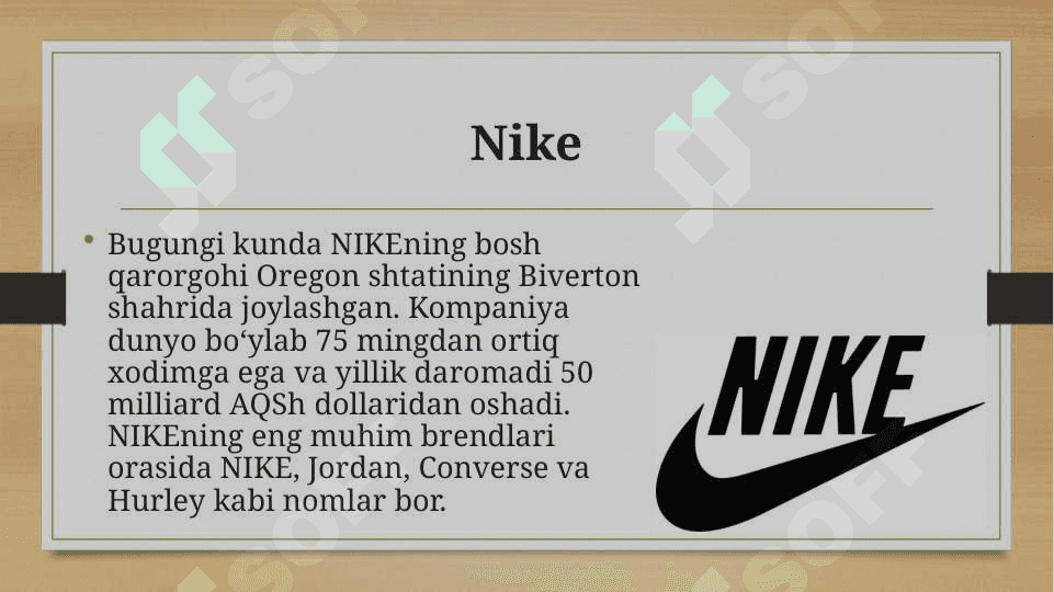 Nike kompaniyasi 3