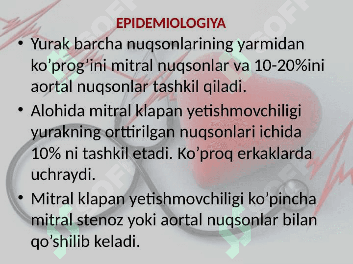Yurak mitral va aortal nuqsonlari 4
