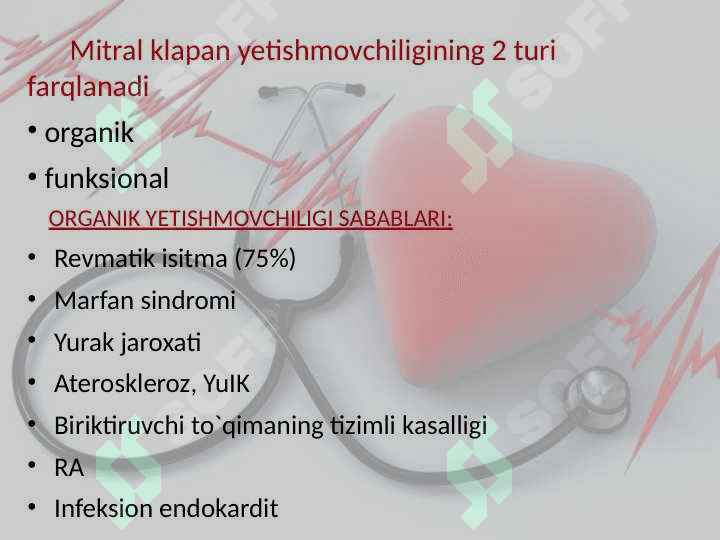 Yurak mitral va aortal nuqsonlari 8