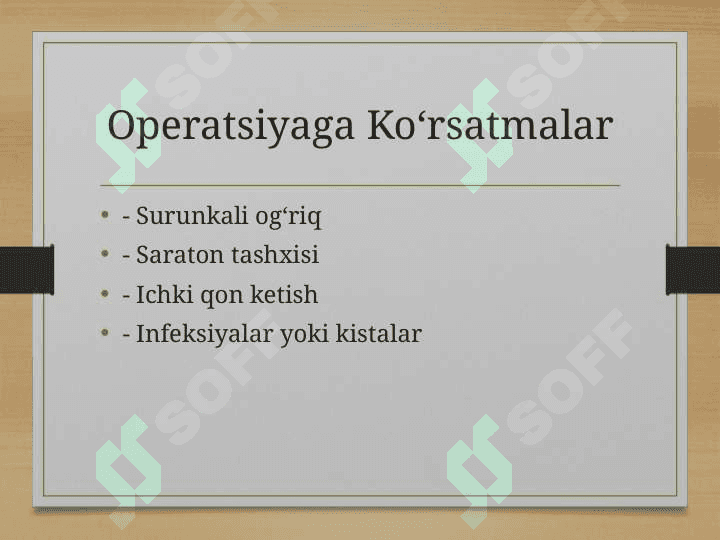 Me'da Osti Bezi Operatsiyalari 4