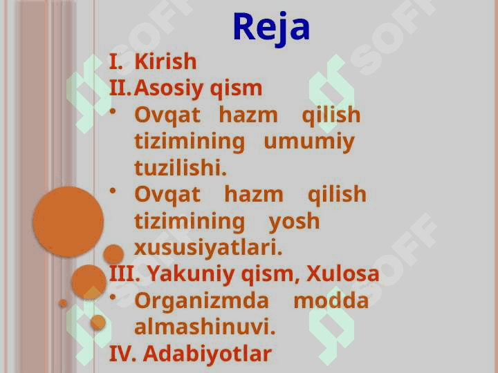 Ovqat hazm qilish tizimining umimiy tuzilishi 2
