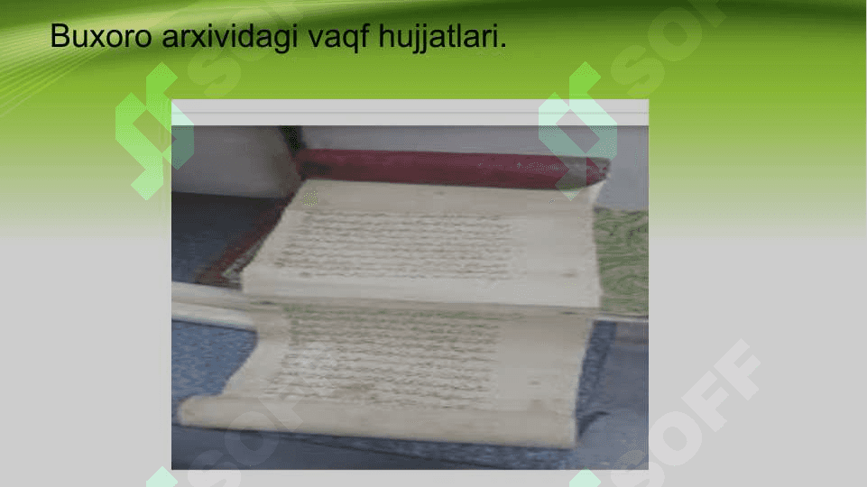 Buxoro amirligi Qushbegi arxivi 4