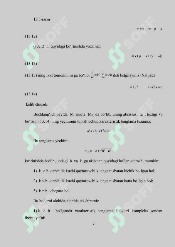 Moddiy nuqtaning tebranma harakati 7
