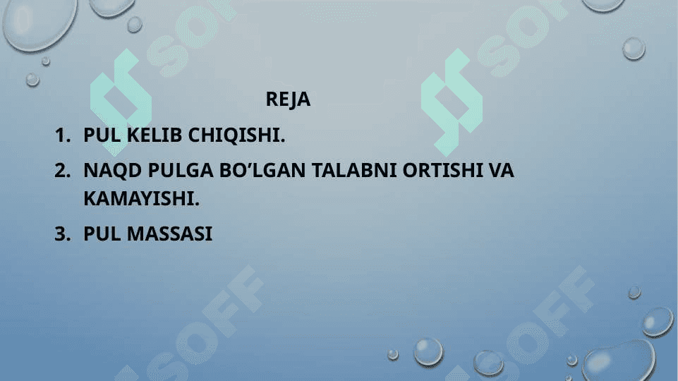 Naqd pullarga bo’lgan talabning ortishi va kamayishi pptx 2