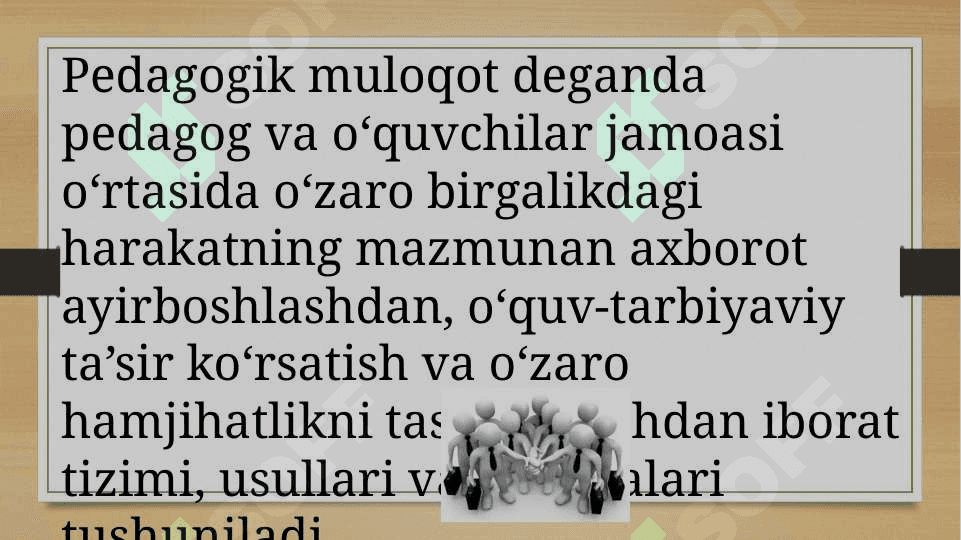 Pedagogik faoliyatda muloqot 4