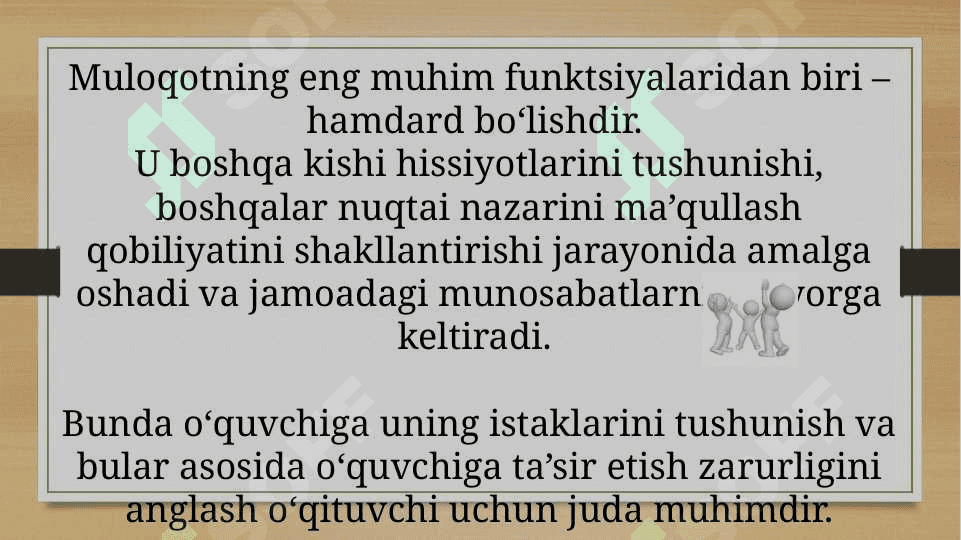 Pedagogik faoliyatda muloqot 7