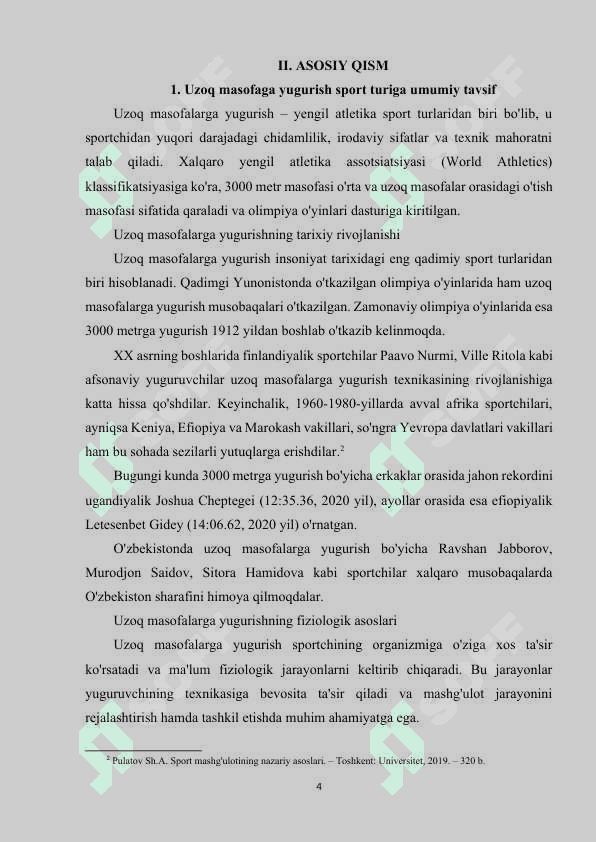 Uzoq masafalarga yugurish texnikasini o‘rgatish (3000 m) 4
