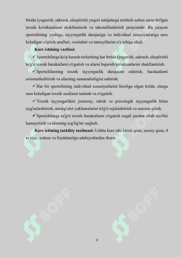 Ko‘p kurash turlari texnikasini o‘rgatish metodikasi 3