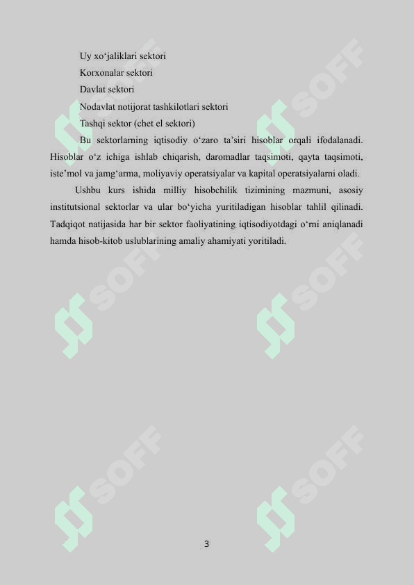 Milliy hisobchilik tizimida asosiy institutsional sektorlar va hisoblar 4