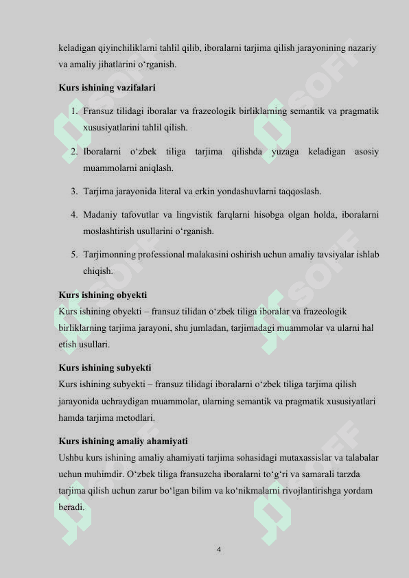 O'rganilayotgan tilidagi iboralarni o'zbek tiliga tarjima qilishdagi muammolar 4