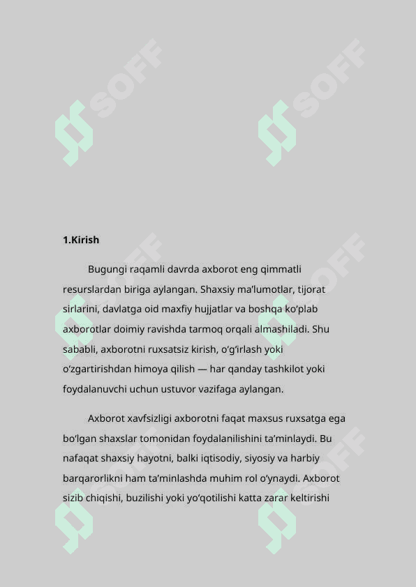 Kriptografik hujumlar orqali axborot  sizib chiqishi. 3