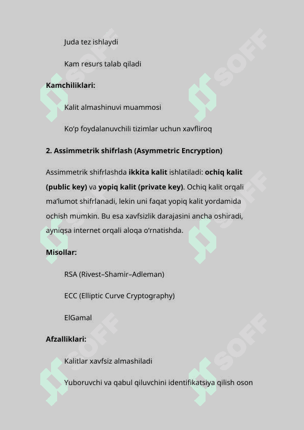 Kriptografik hujumlar orqali axborot  sizib chiqishi. 7