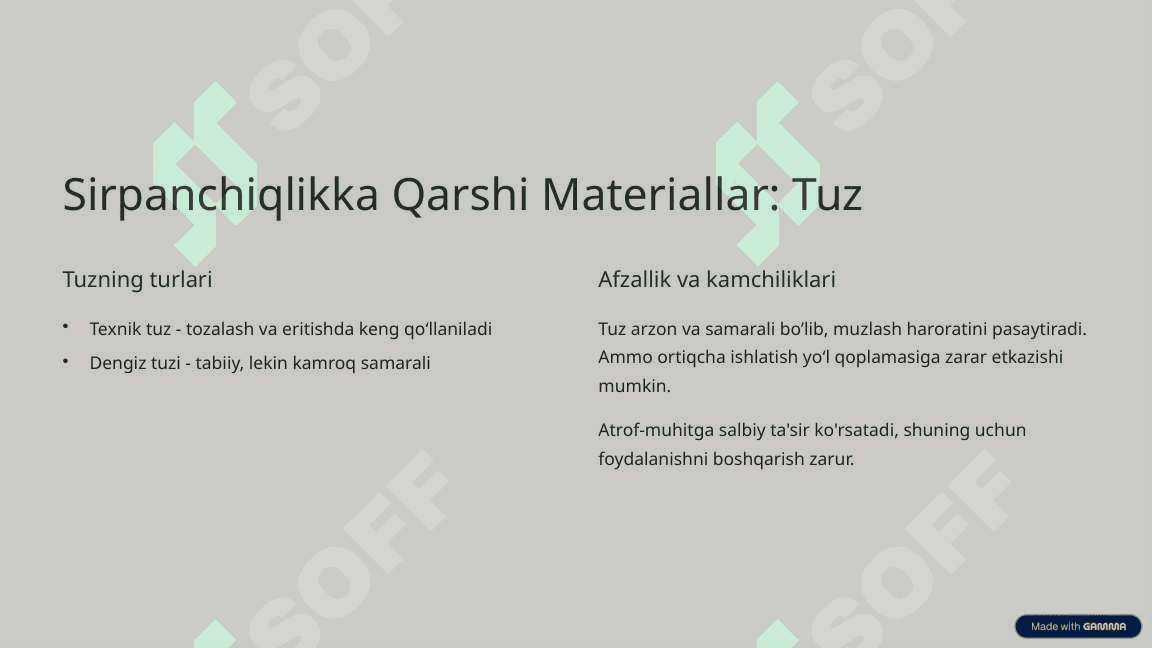 Qishki Sirpanchiqlikka Qarshi Kurash 3