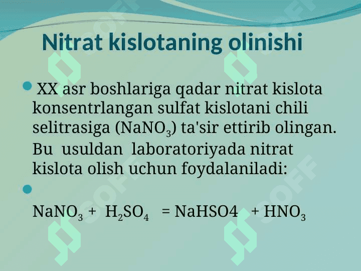 8-sinf kimyo Nitrat kislota 4