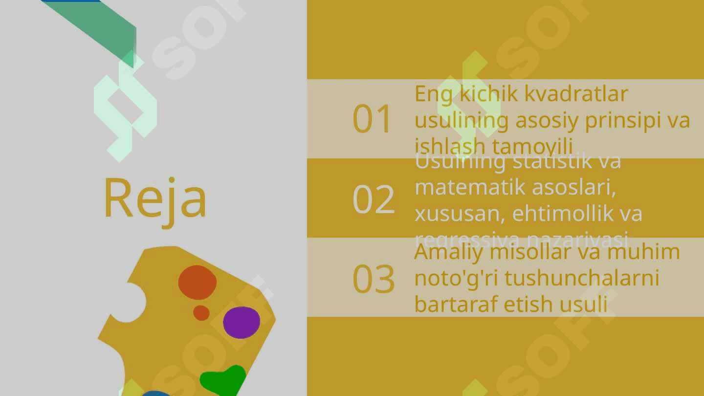 Ekonometrik modellar parametrlarini aniqlashda " eng kichik kvadratlar usuli"dan foydalanish uslubiyoti 2