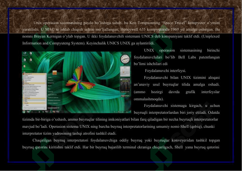Operatsion tizim turlari. Windows operatsion tizimi 4