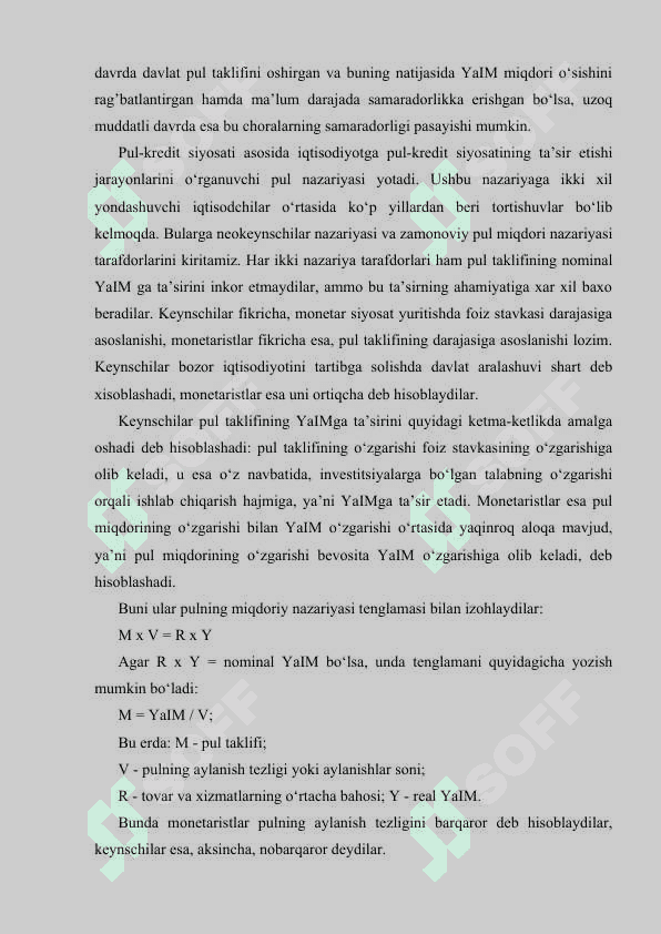 O‘zbekiston Respublikasi pul-kredit siyosati 4