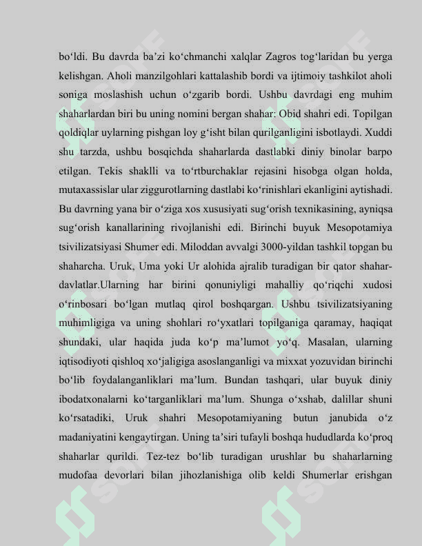 QADIMGI MESOPOTAMIYA YOZMA MANBALARI 5